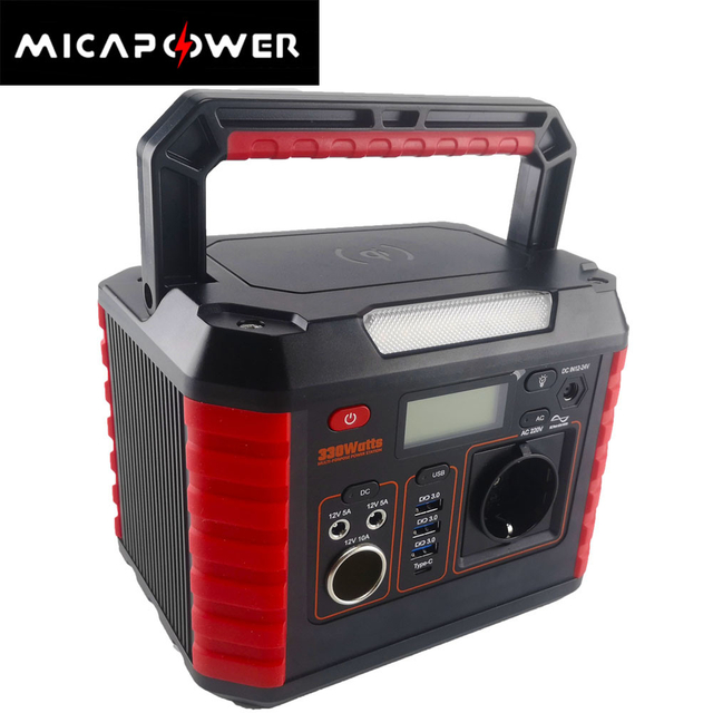 Factory Directly Supply 330W 78000mAh Portable Power Station with LCD Display AC DC USB for Camping Outdoor Emergency Travel