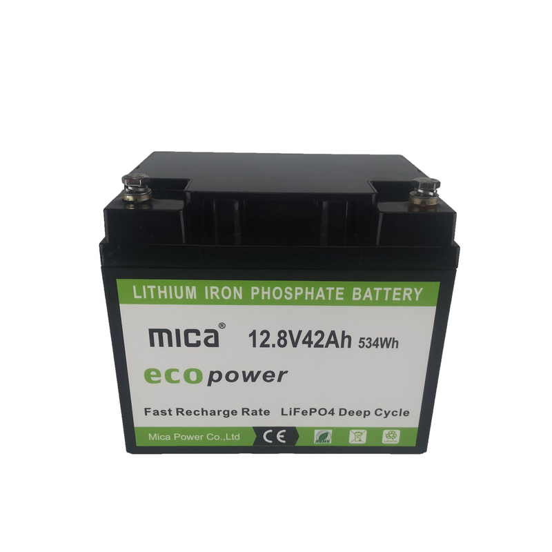 5 Year Warranty Ce Approval 12V 42ah 537wh ABS Golf Cart Forklift LiFePO4 Battery Pack