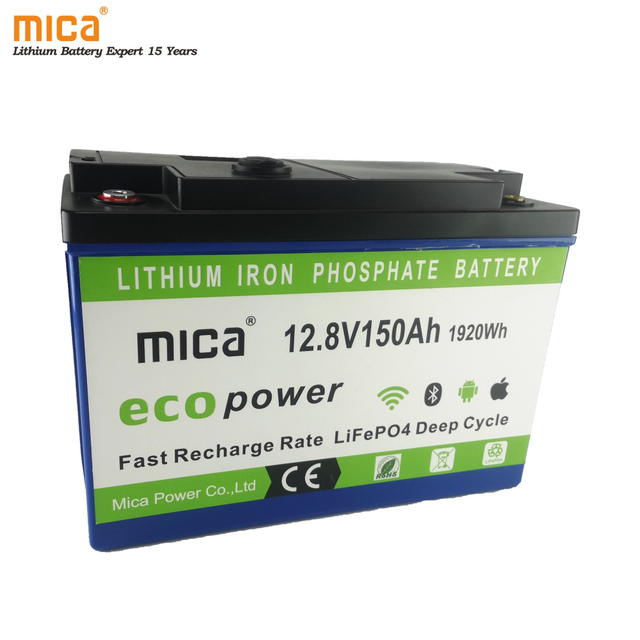 Factory Directly Supply 12V 150ah LiFePO4 Battery Rechargeable Lithium Battery Deep Cycle for Solar Energy System Solar Street Light RV PV System