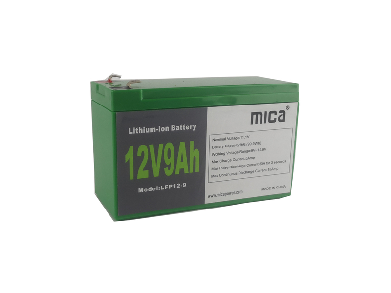 12V9ah Top Quality OEM/ODM Production LiFePO4 Lithium Ion Battery Pack for Car and Solar Power