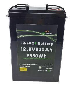 Factory OEM 12.8V 200ah 2560wh 20kg Lithium Iron Phosphate Battery with CE /Un38.3/ IEC62133 / MSDS for Solar Energy Batterie De Solar