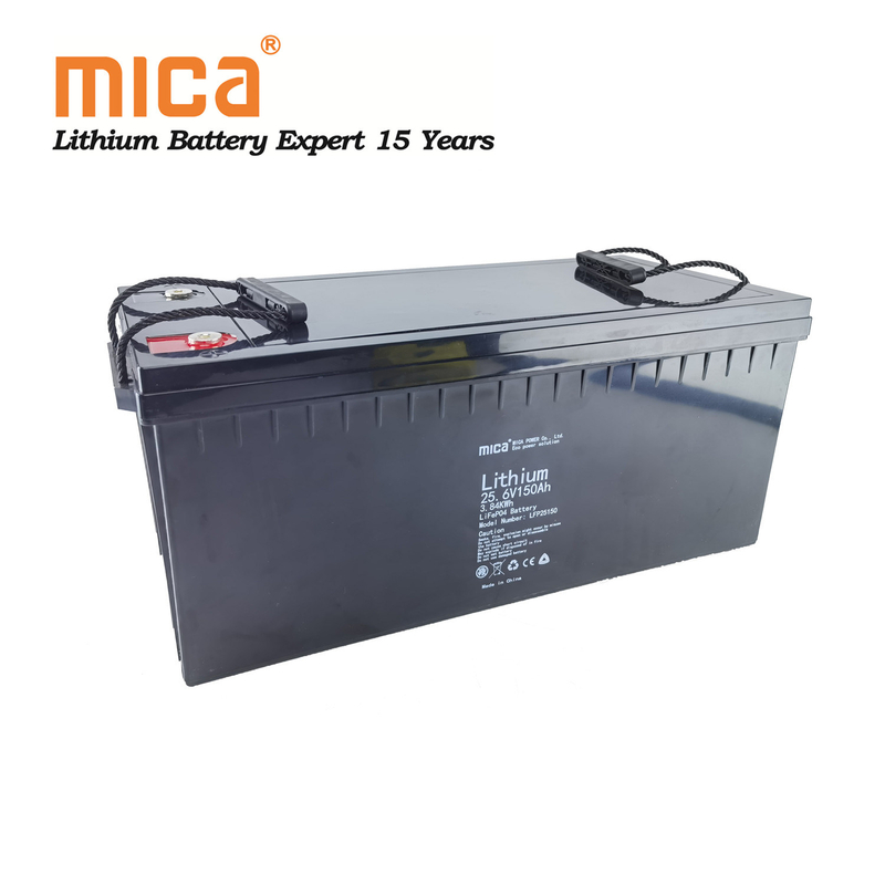 24V 150ah Deep Cycle Battery 150ah LiFePO4 Battery Pack Energy Storage Camping Car Battery IEC62619 Un38.3