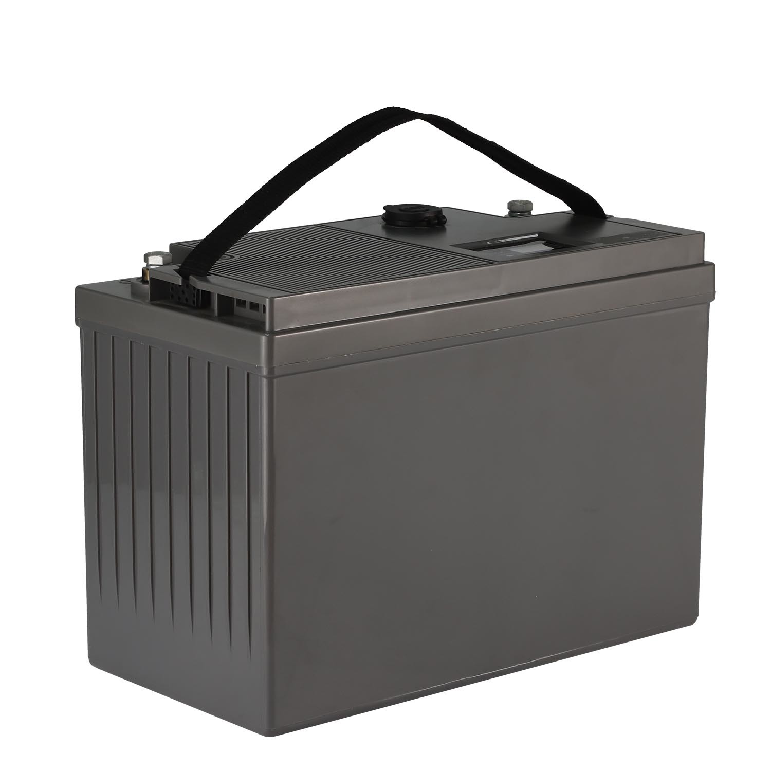 China Manufacturer 12V 100ah Battery LiFePO4 Battery Lithium Ion Battery for Solar Energy System PV RV Golf Cart with Dual USB LCD Bluetooth APP