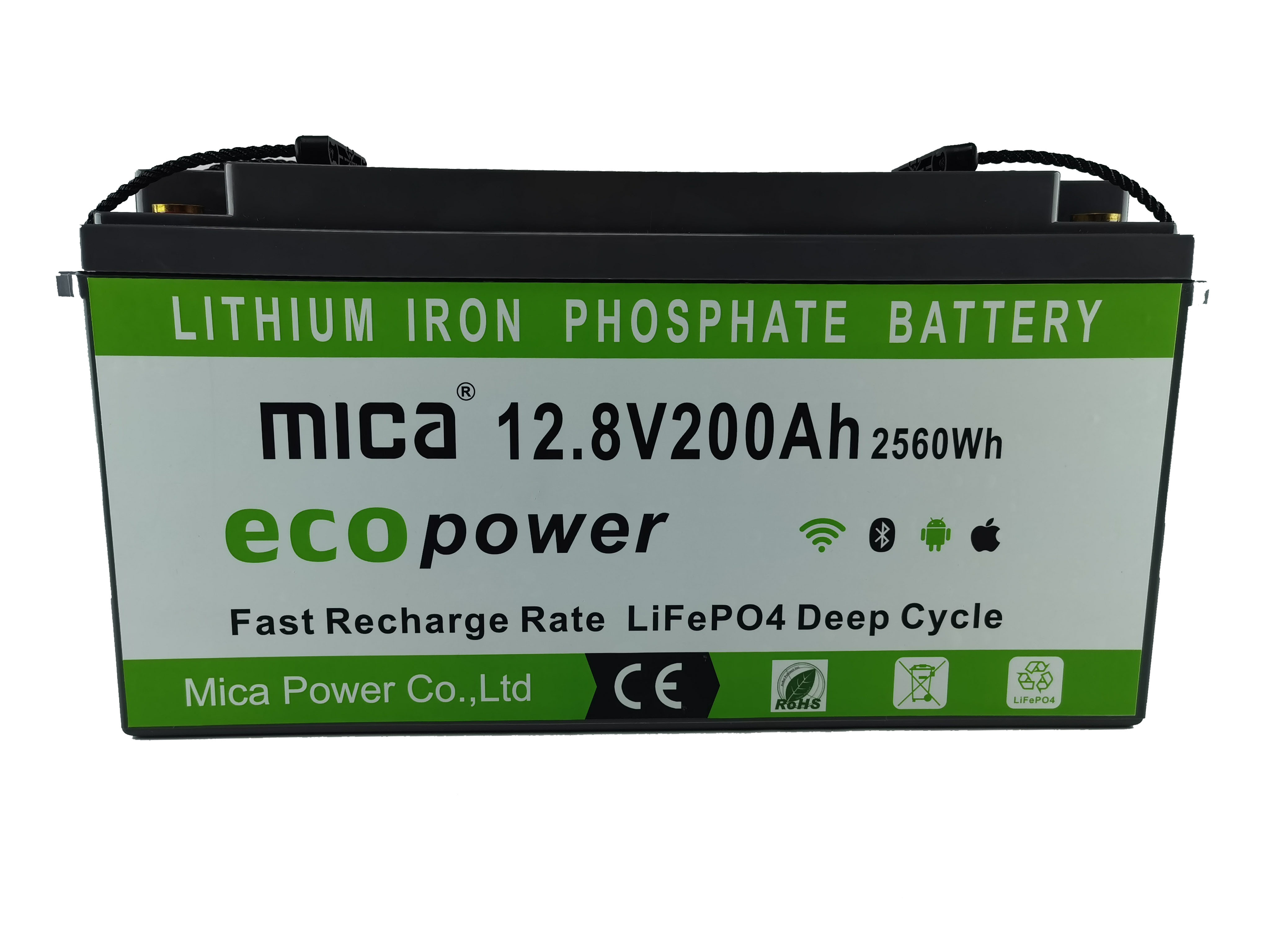 15 Years Un38.3 12V 200ah LiFePO4 Battery Pack 12.8V 200ah Lithium Yacht Boat RV Solar Energy Storage Battery