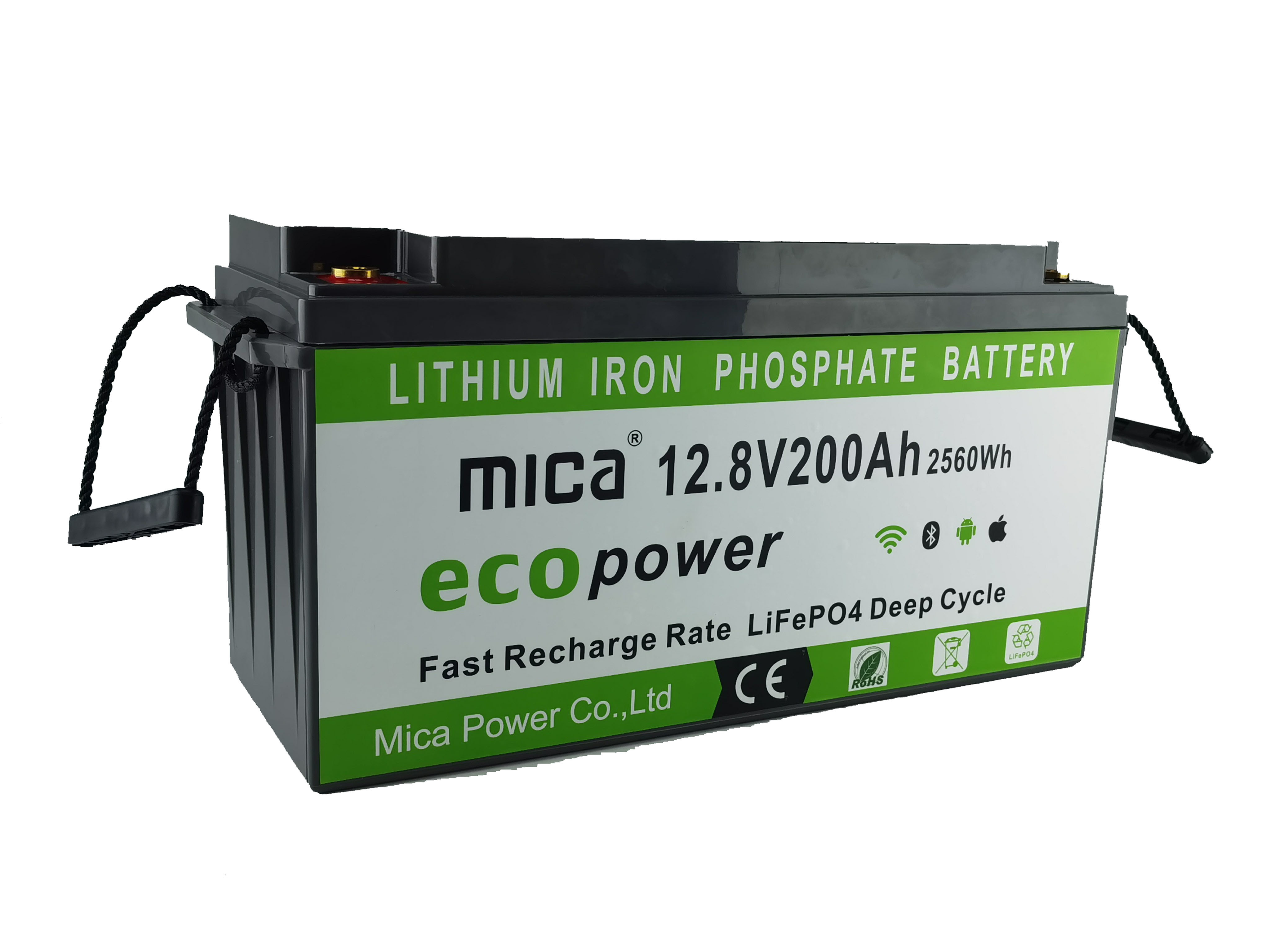 15 Years Un38.3 12V 200ah LiFePO4 Battery Pack 12.8V 200ah Lithium Yacht Boat RV Solar Energy Storage Battery