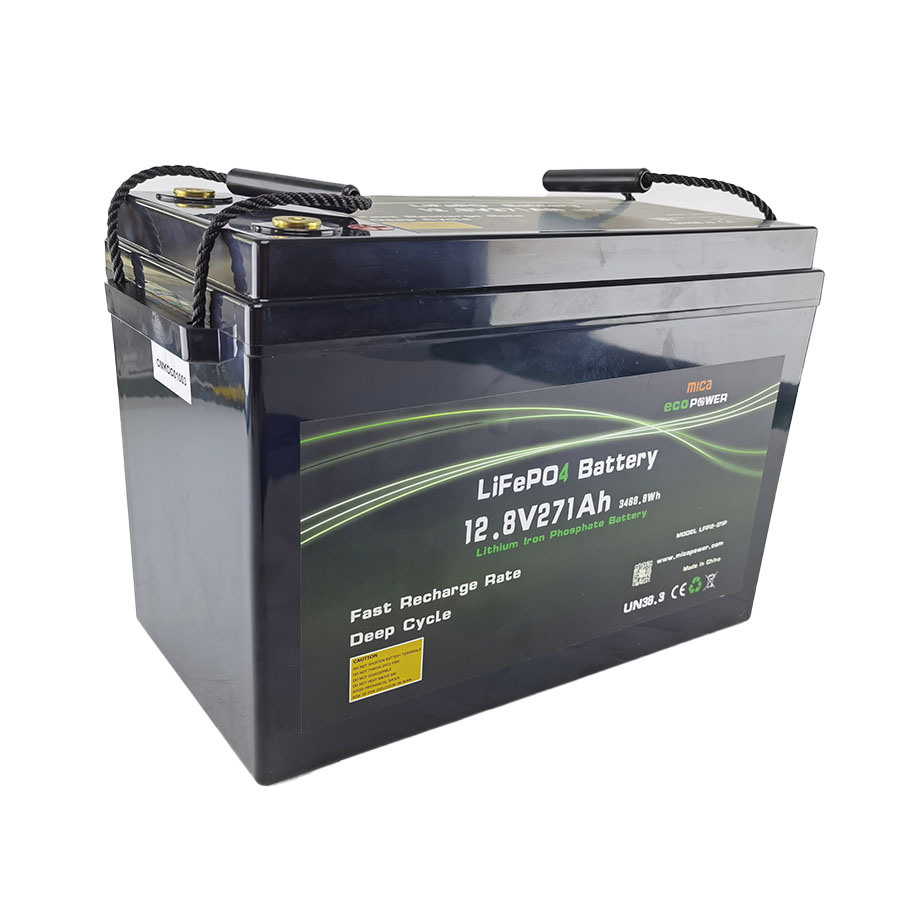 Factory Price 12V 271ah LiFePO4 Battery Lithium Ion Battery Rechargeable Solar Battery for Solar Energy System PV RV System with UL CE Un38.3