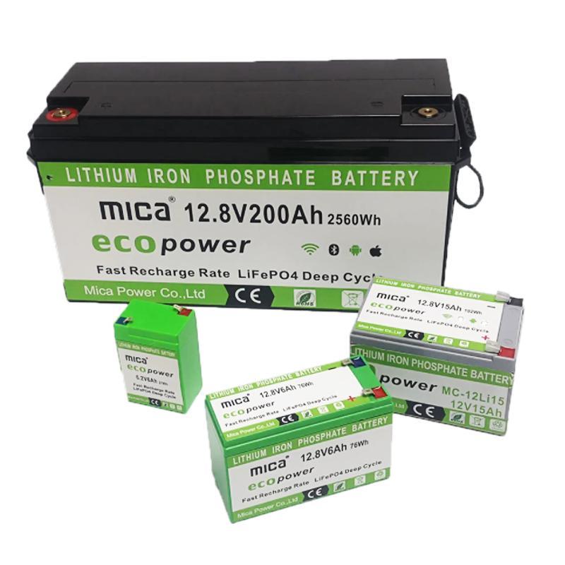 Mica Manufacture Supplier 12.8V 200ah Lithium Iron LiFePO4 Deep Cycle Battery for RV, Solar, Marine, off-Grid Application LiFePO4 Battery