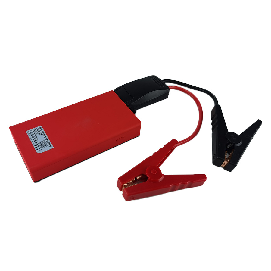 12V Jump Starter Car Emergency Start Potable Power Bank with LED Light Wireless Charging Auto Vehicle Starter