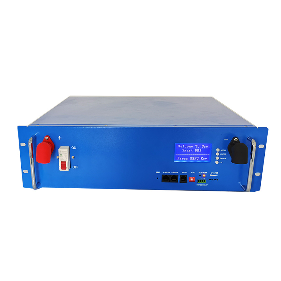 Factory Supply 51.2V 50ah LiFePO4 Battery 5u 4u 3u Height LiFePO4 Battery Lithium Iron with Smart BMS RS485 MSDS CE/RoHS Solar Energy Storage Battery