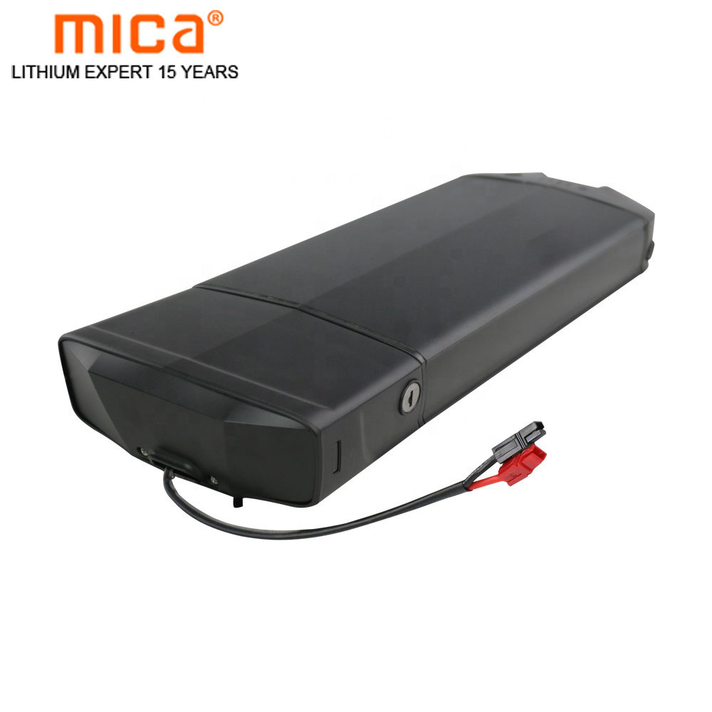 Factory Wholesale Price Silver 36V 17.5ah Rear Rack Type Lithium Ion Electric Bicycle Scooter Battery Pack E-Bike Battery Pack
