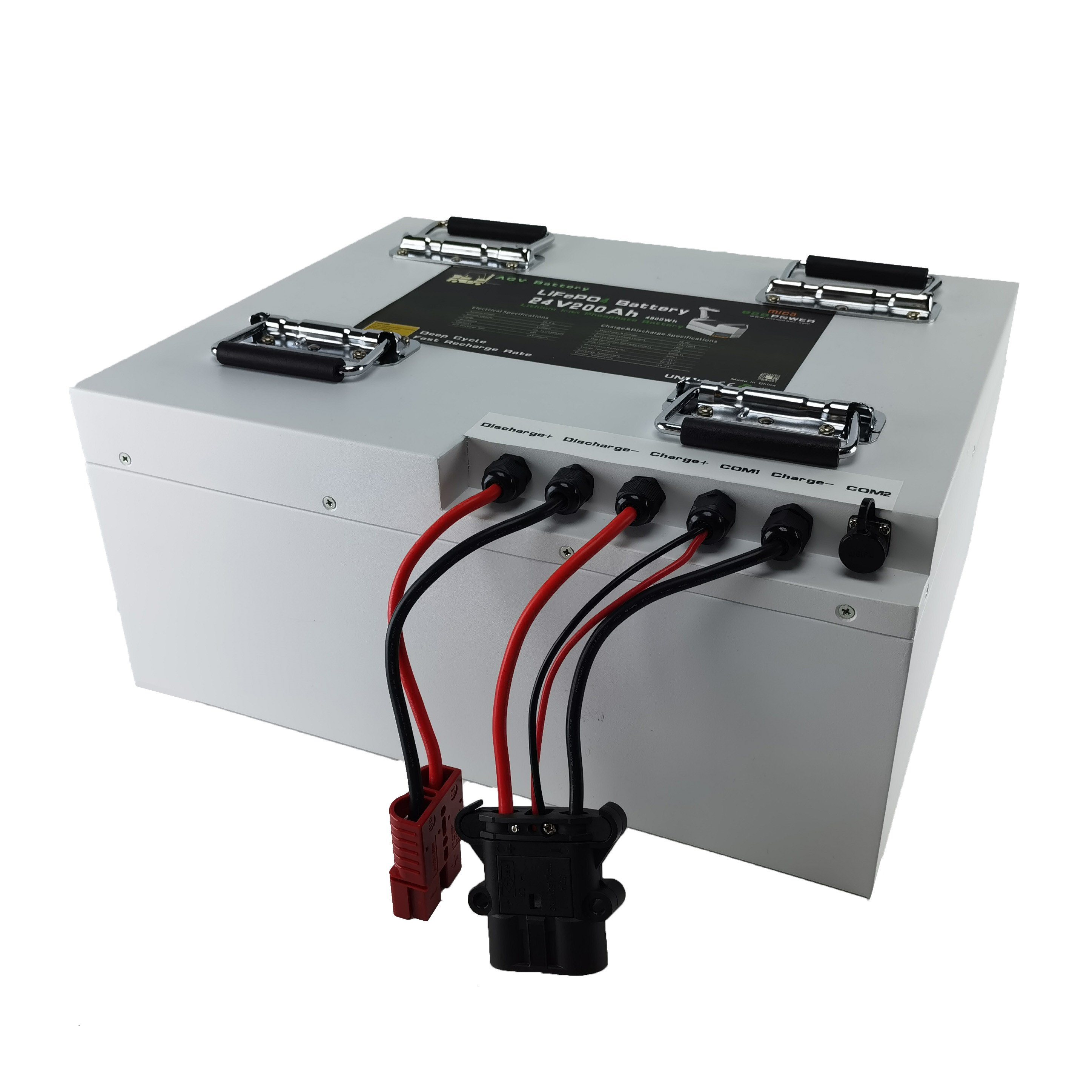 5000 Cycles CE Un38.3 LiFePO4 Battery High Energy Density 24V 200ah Trolley Tractor Agv Forklift Lithium Battery Pack