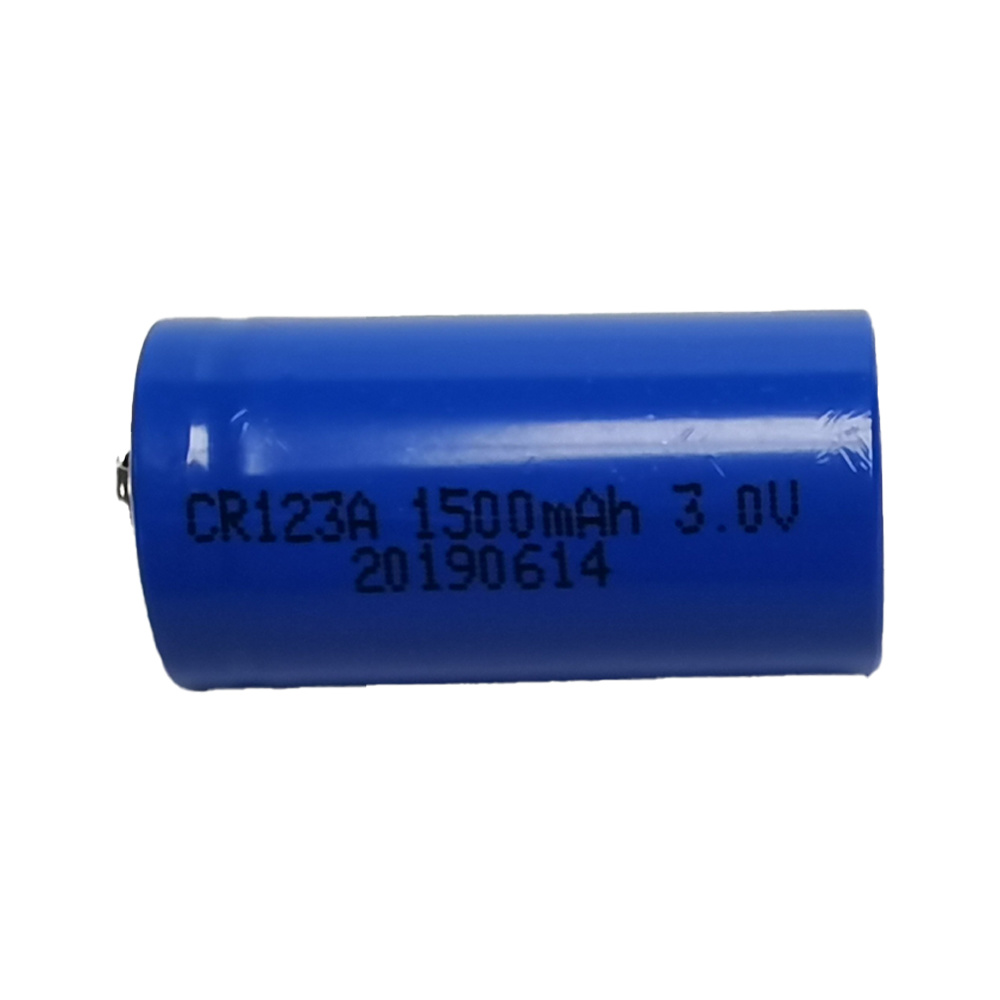 Cr123A 3V Lithium Battery 1500mAh High Performance PTC Protected Cr123A Cell Batteries for Cameras Flashlight Replacement Cr123A Batteries 6-Pack