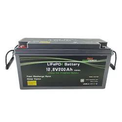 12V 200ah CE Un38.3 LiFePO4 Lithium Battery Pack with BMS for Energy Storage System