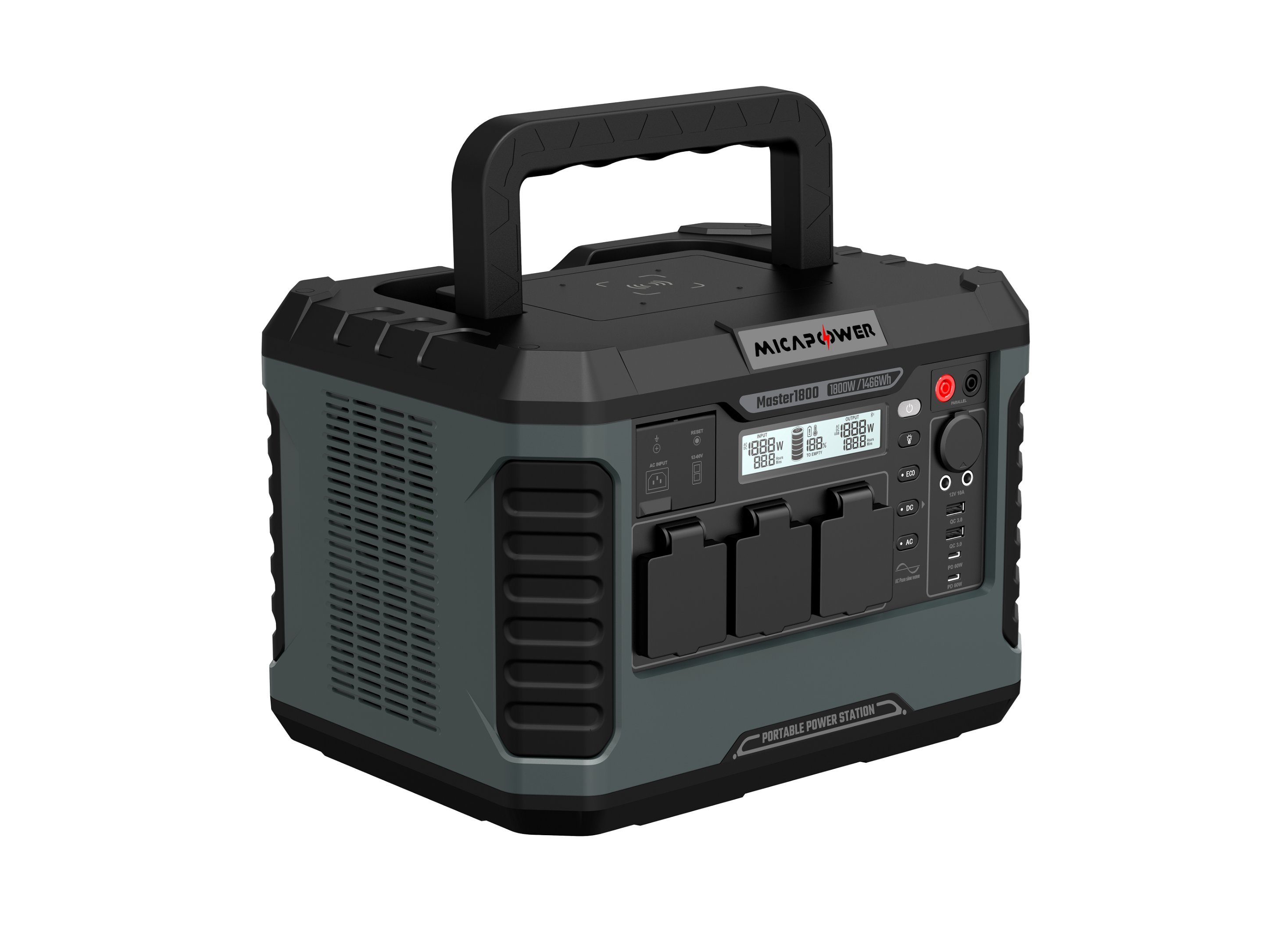 Energy Storage/Solar Generator with AC, DC, USB Charging Portable Power Station for Home Camping Outdoor Life and Emergency Situations