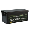 5 Years Warranty Un38.3 Lithium Ion 24V 100ah LiFePO4 Solar Sail Bass Catamaran Boat Storage Power Battery