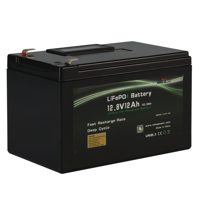 5 Year Warranty Lithium 12V 12ah LiFePO4 Battery 6-Dzm-12 for Electric Bike Movable Loudspeaker Box Electric Kid Car
