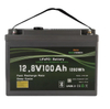 Lithium Ion Battery 12V 12.8V 100ah LiFePO4 /LFP/Li Ion Battery Cells and Packs for Energy Storage/Solar Energy Storge/RV/Marine/Boat with Bluetooth APP Monitor