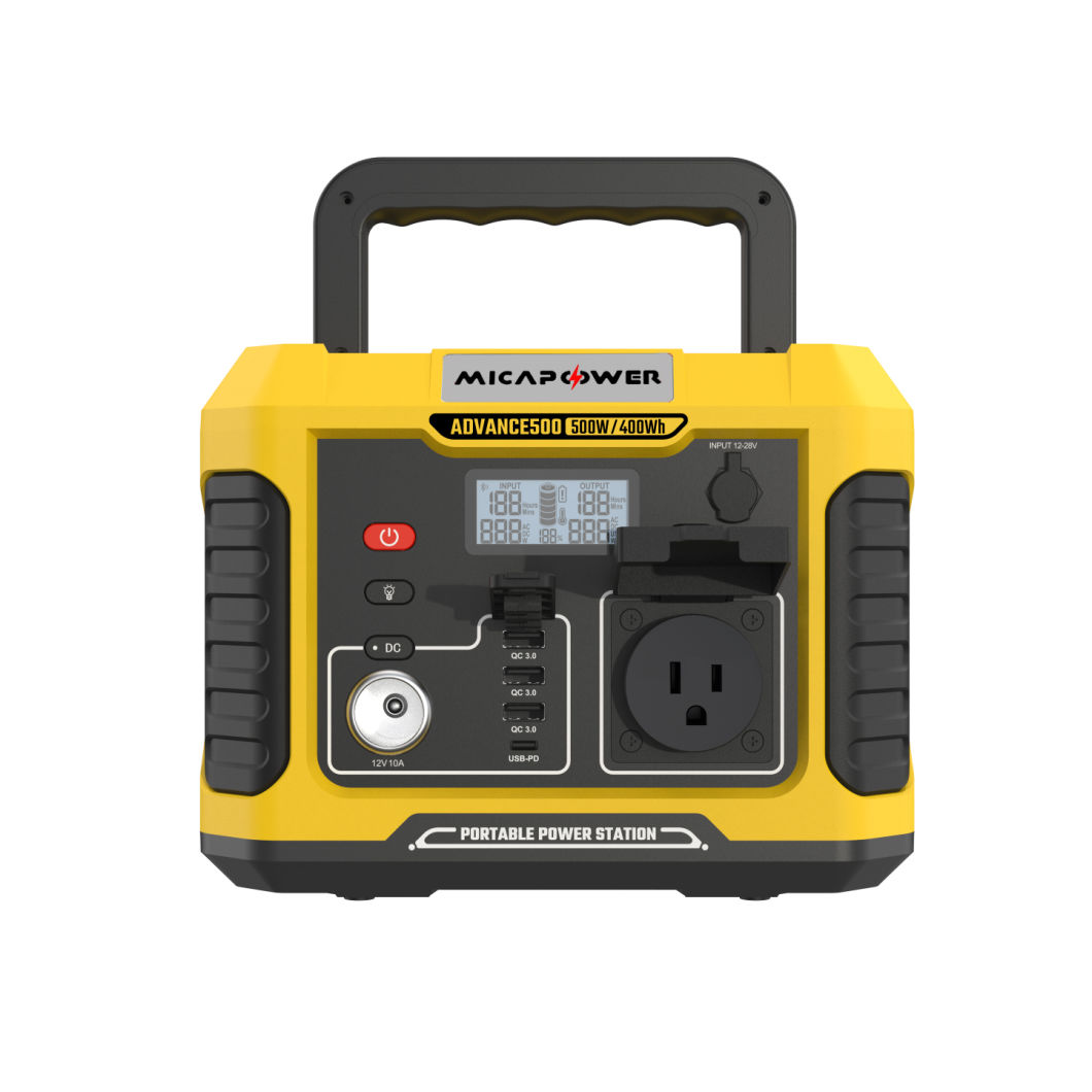Portable Multi-Function Power Station 200W 60W Connected with Solar Panel for Camping Hunting Fishing Outdoor Mobile Power Bank