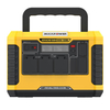 Portable Power Station Backup Lithium Battery 1500W Pure Sine Wave AC Outlet Solar Generator for Outdoors Camping