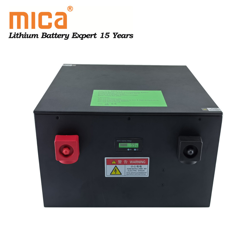 Mica Solar Deep Cycle Lithium Battery 12V 600ah 7.68kwh 5kVA Inverter Solar Power System Battery Pack