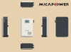 Mica Popular 51.2V100ah 200ah Rechargeable LiFePO4 Battery 5kwh 10kwh Home Powerwall for Solar Energy Storage System