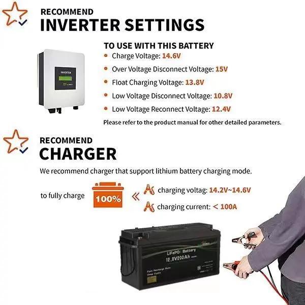 OEM/ODM Lithium Battery 12V 12.8V 200ah CE Approved Un38.3 LiFePO4 Battery Pack with Customized Service