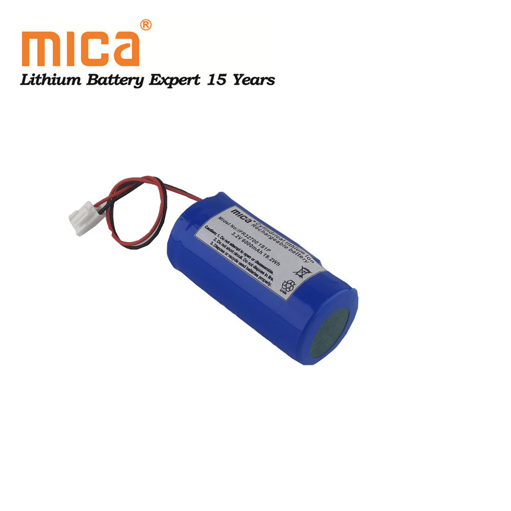 Mica Deep Cycle Rechargeable LFP Lithium Ion Phosphate Battery 3.2V 6000mAh 32700 Cell