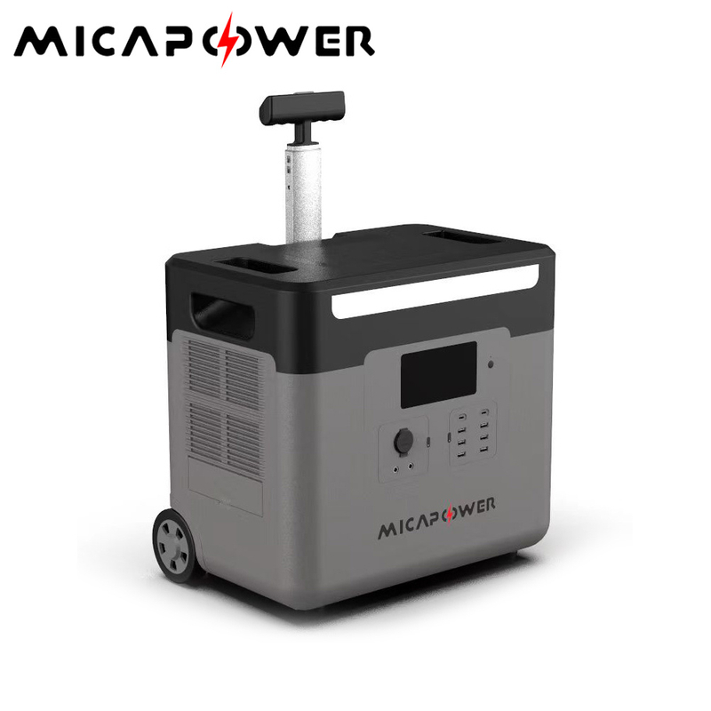 EU/Us/Au Standard 3.6kw 3600W Trolly LiFePO4 Lithium-Ion Li-ion Battery Portable Power Station