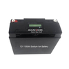 CE MSDS 12V 100ah 1200wh Storage Battery Sodium Ion Battery Pack Na Ion Battery for RV/Golf Cart/Solar System/Boat with Bluetooth APP