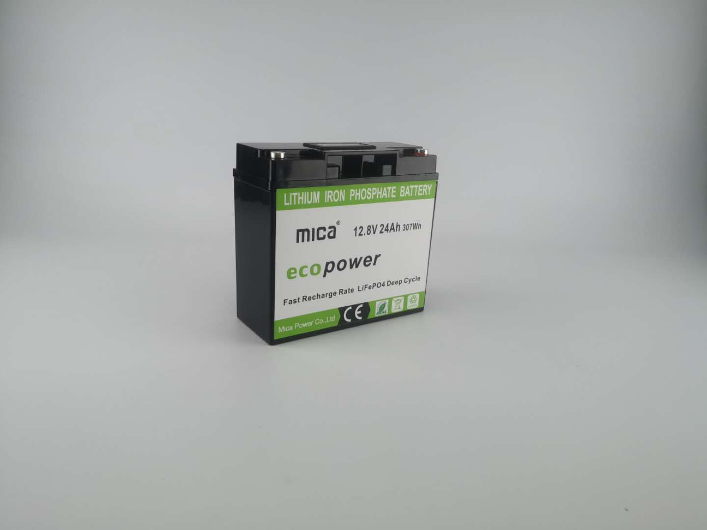 Factory 12V Battery Pack Rechargeable Solar Battery LiFePO4 Battery Customized Deep Cycle 12V 12.8V 24ah Lithium Ion Battery for Golf Carts