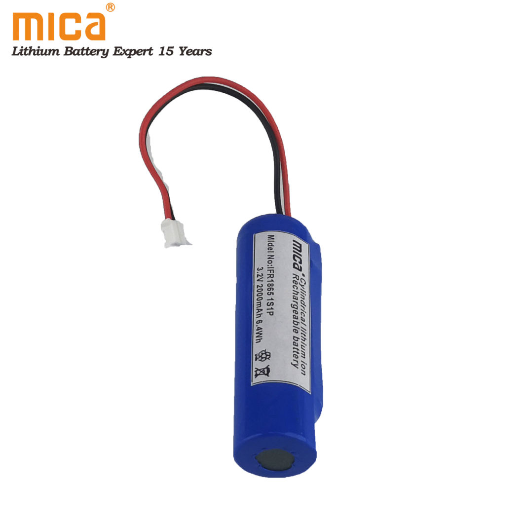 Factory Direct 3.2V 2200mAh 3000mAh Lithium Li-ion Li Ion LiFePO4 Rechargeable Ifr Icr 18650 Battery Cell with CE/MSDS/RoHS for Flash Light/Lamp
