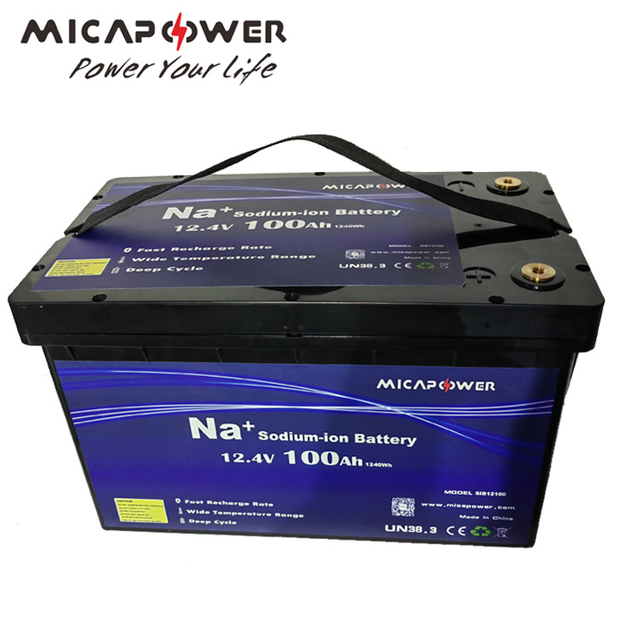 12V 100ah Sodium Ion Cranking Starting Battery Deep Cycle 100ah 12.4V Sodium-Ion Batteries for Solar System Electric Vehicle Auto Starting with Grade a Sib Cell