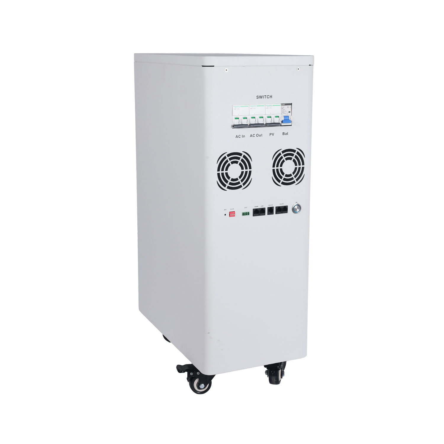 New Material Design 5 Year Warranty 51.2V 300ah 15kwh Sodium Floor Standing Cabinet 5kw off Grid Inverter Hess Vertical Cabinet Na-Ion Energy Storage Battery