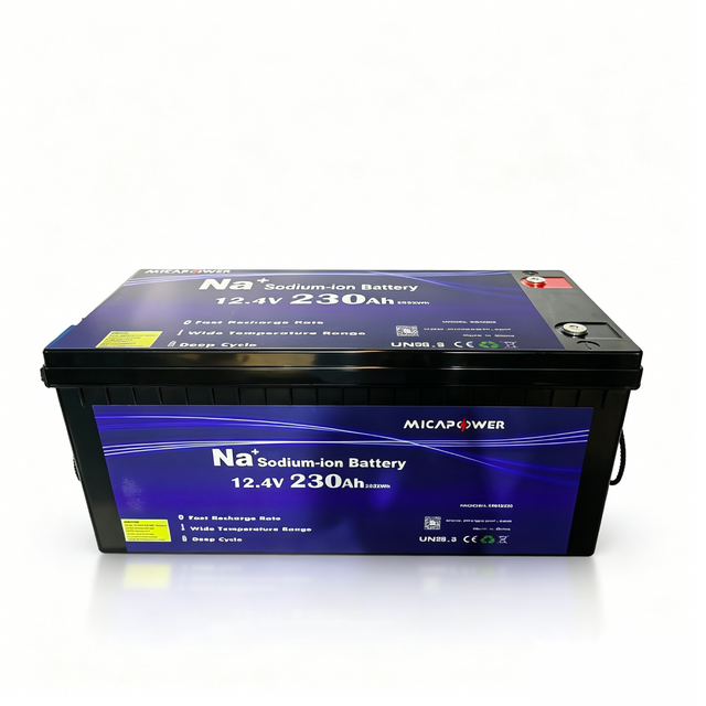 Mica 12V 24V Sodium-Ion Batteries 50ah 100ah 200ah Sodium Ion Battery Pack for Boat RV Camper