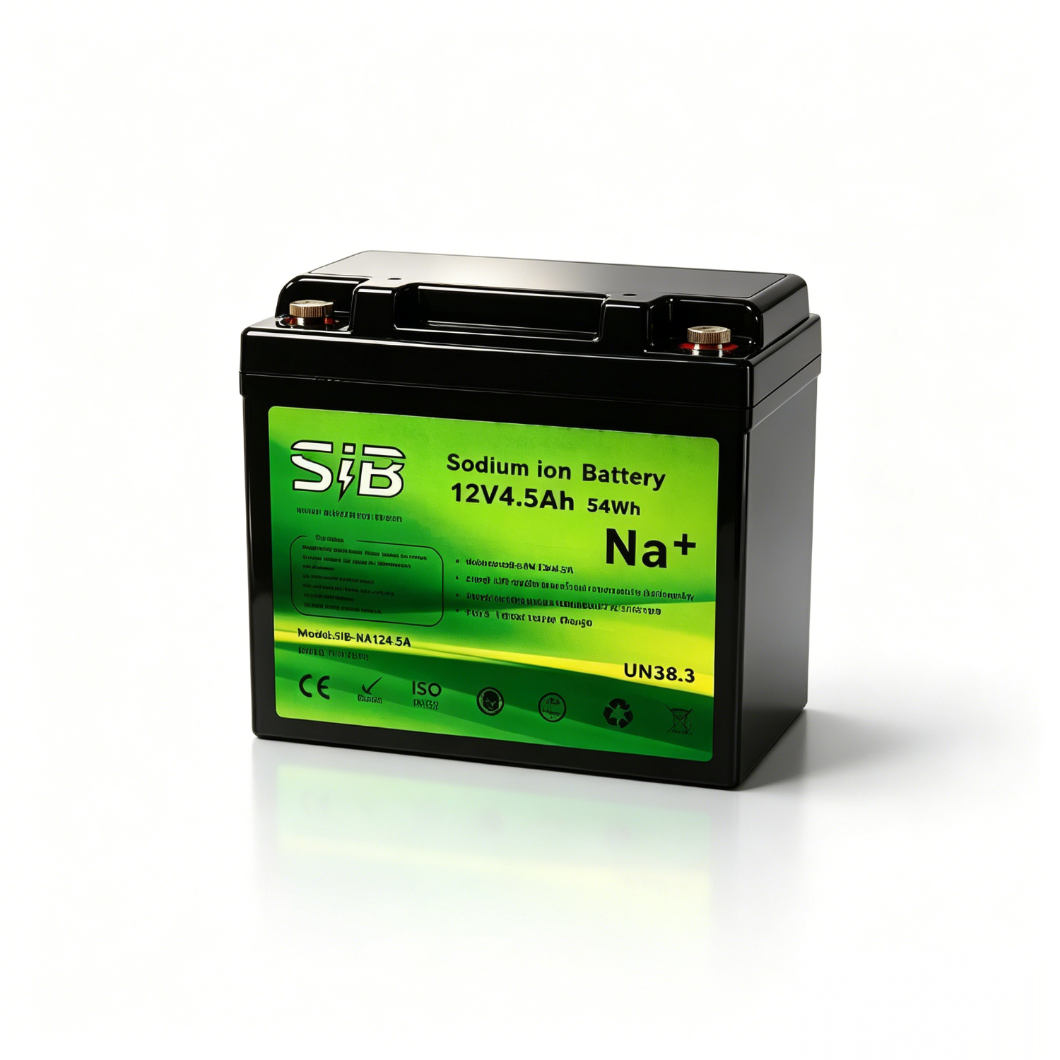 12V 4.5Ah Sodium ion Battery Powersports Starter Na+ Ion Battery for Motorcycles, scooters, small recreational vehicles